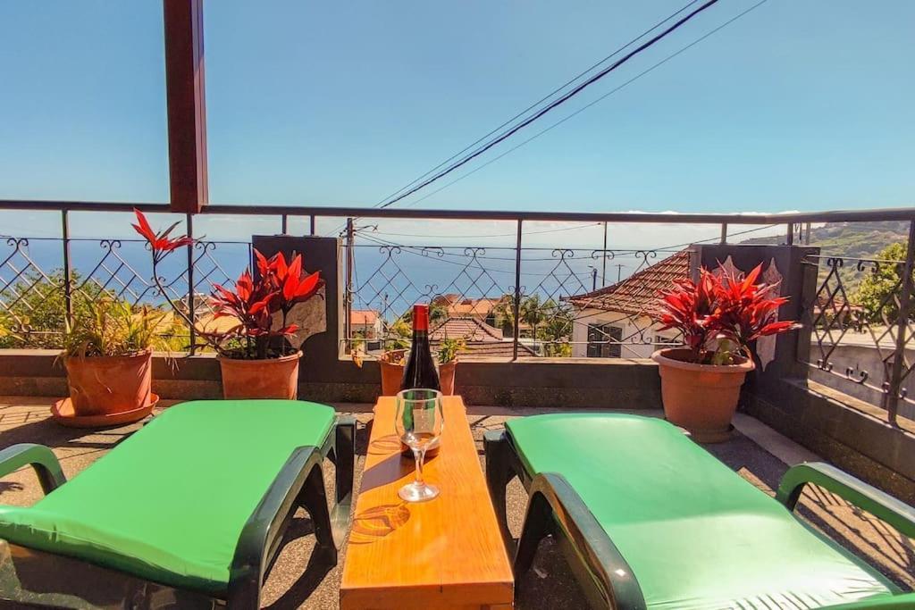 The Funny And Relax Apartment With Terrace & View Arco da Calheta  Extérieur photo